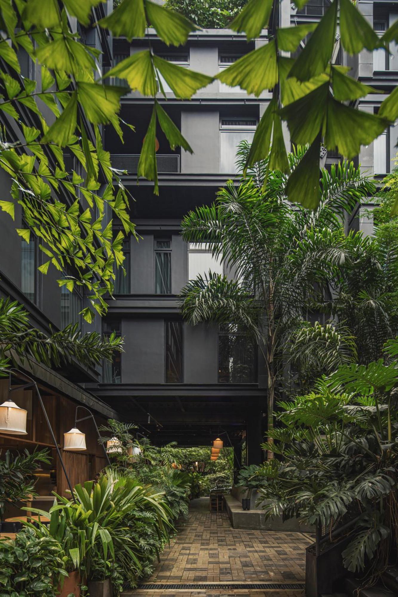 The Click Clack Hotel Medellín Eksteriør billede The interior of the hotel