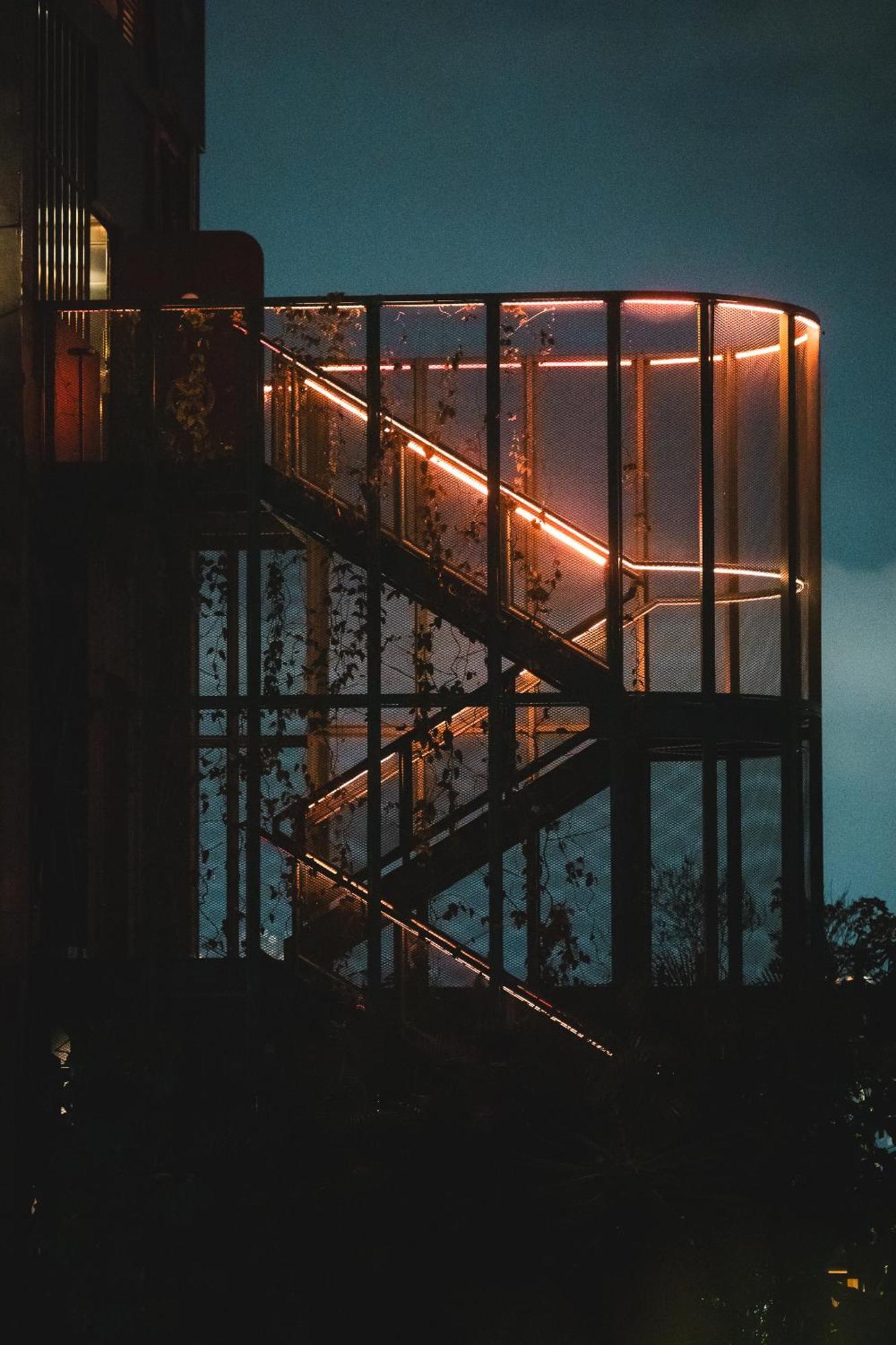 The Click Clack Hotel Medellín Eksteriør billede The staircase at the top of the observation tower